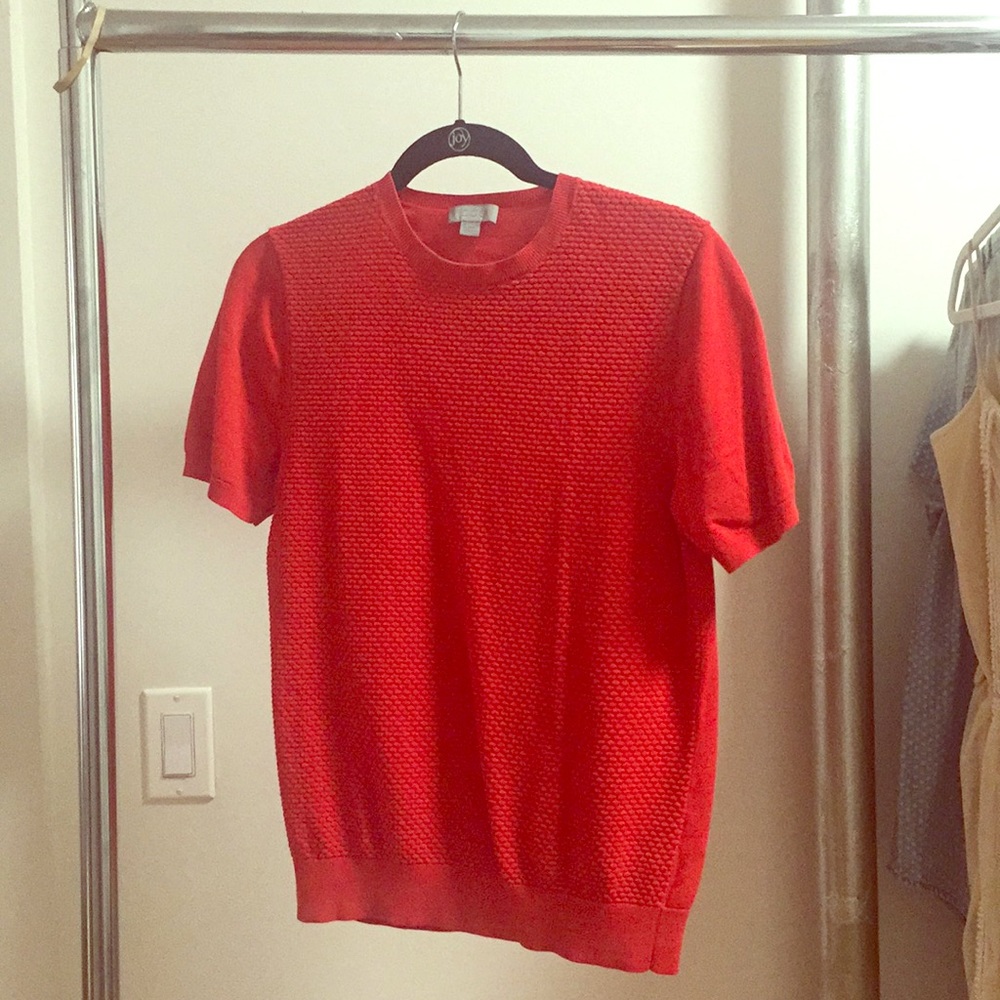 structured short sleeve COS sweater